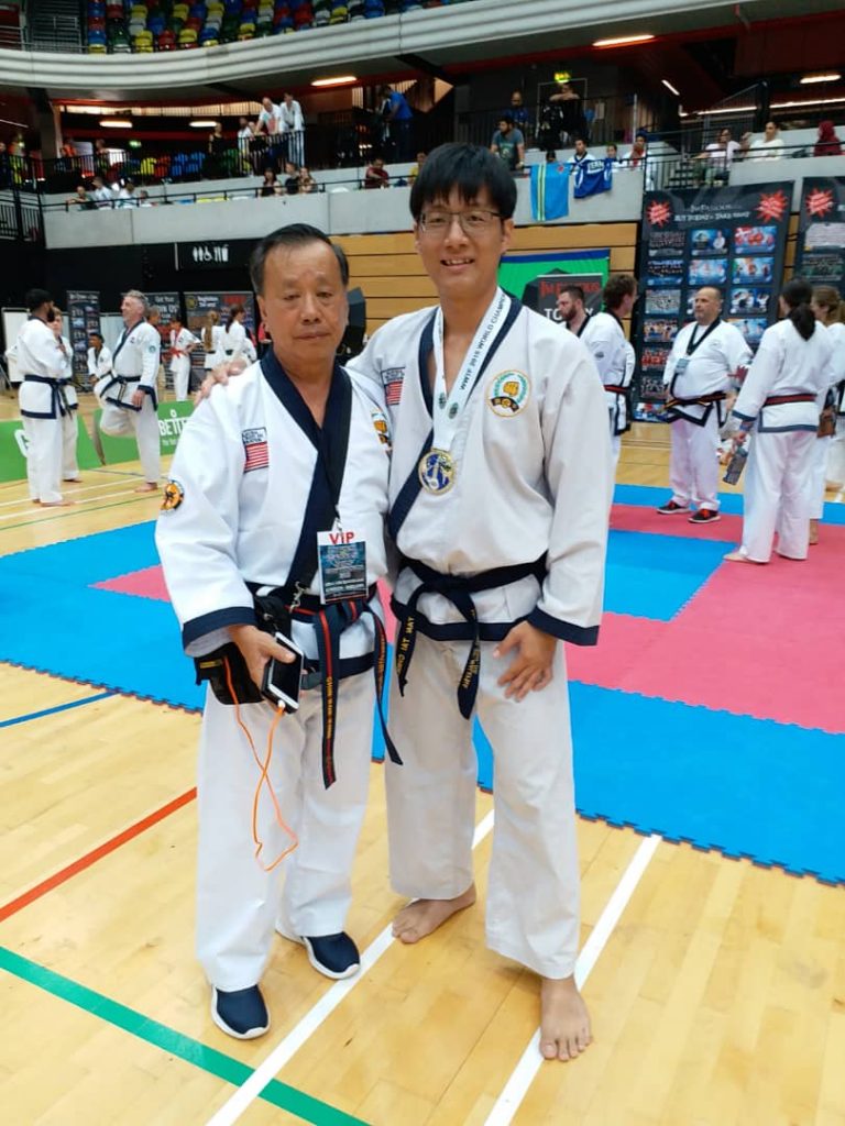 With Master Chin from Malaysia during the TSD Championship 